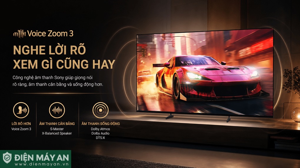 Google Tivi Sony 4K 65 inch K-65XR33VM2
